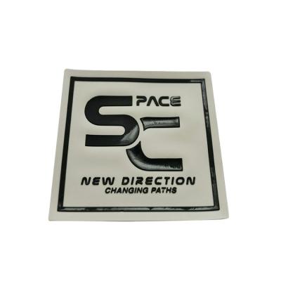 China Heat Transfer Custom Garment Labels Clothing Rubber Label Badge for sale