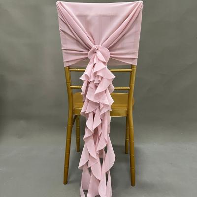 China Simple C304 Wedding Chair Sashes Party Decoration Dining Chair Cover Chair Cover Protector for sale