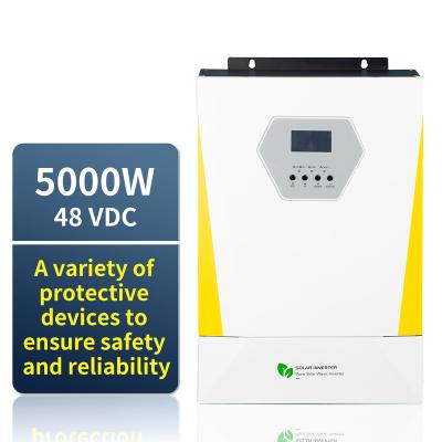 China Home Use Ailepu Mini 5KW Off-grid 2 Mppt Solar Inverter 495*312*125 for sale