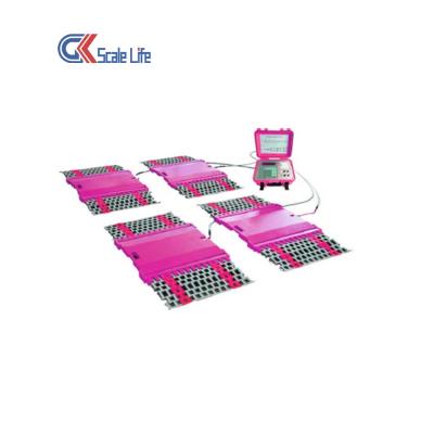 China Fully Waterproof 10-80 Ton Truck Wireless Portable Axle Scale Digital Balance for sale