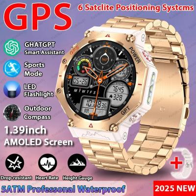 Κίνα 2025 ChatGPT AI βοηθός GPS Smart Watch 5ATM Αδιάβροχο διπλής ζώνης GNSS πυξίδα Στρατιωτικός αθλητισμός προς πώληση