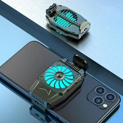 China H15 Mobile Phone Back-clip Air-cooled Game Cooler Turbo Hurricane Cooling Fan Radiator for sale