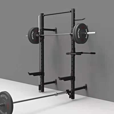 China Factory Direct Price Home Gym Fitness Exercise Wall Mount Foldable Gym Accesorios Squat Rack for sale