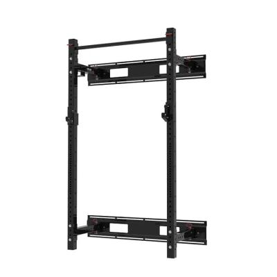 China Home Gym Wall Mounted Foldable Pull Up Bar Strength Training Smith Machine Squat Racks for sale