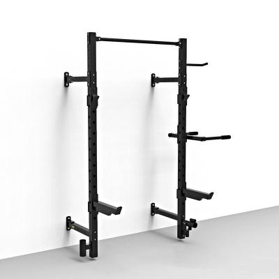 China Gym Fitness Machine Wall Rack Weight Lifting Power Racks Wall Mounted for sale