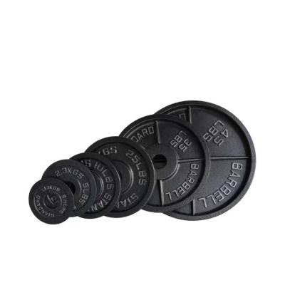 China Wholesale High Quality Free Weight Training Cast Iron Standard Weight Plates for sale