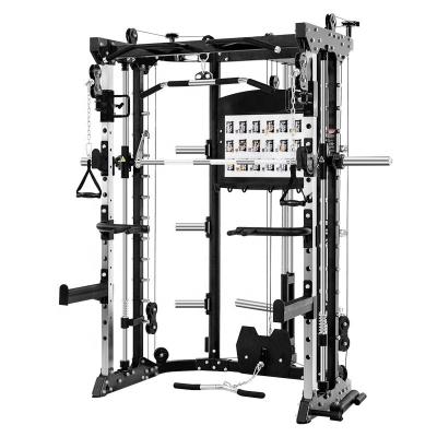 China Sport Commercial Fitness Gym Equipment Strength Training Machine Smith Power Rack for sale