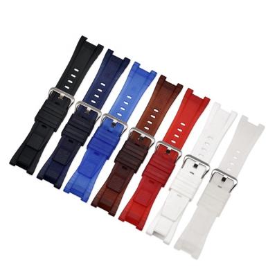 China Durable 18mm Watch Band Resin Watch Strap For Casio GST-W300 GST-S110 S100G GST-W110 W100G Watch Band for sale