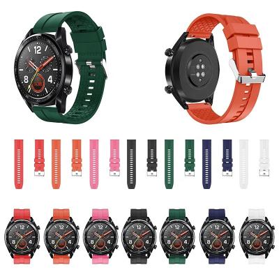 China Quick Release Watchband Waterproof Silicone 22mm For Huawei GT Samsung Classic Speed s3 Frontier Watch Belt for sale