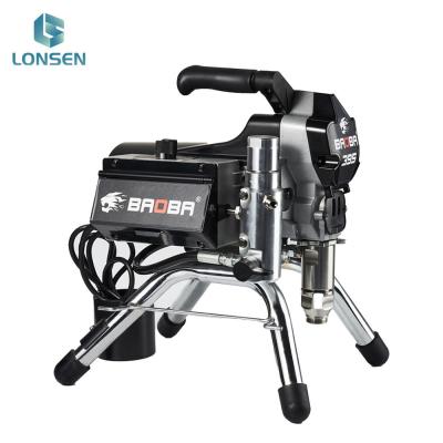 China 395 Máquina de pulverización de pintura sin aire con pistón eléctrico para decoración del hogar y pintura de sitios de construcción en venta