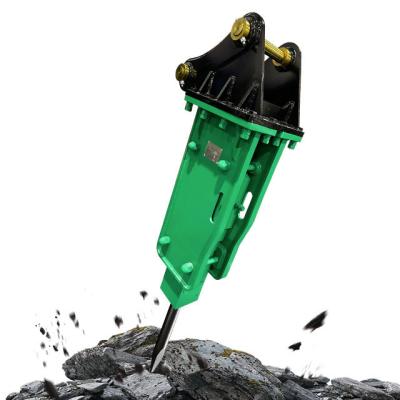 China Silenced Type Box Type Hydraulic Breaker Rock Hammer For 1.2-3Ton Mini Excavator Skid Steer for sale