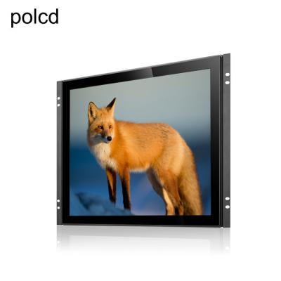 China Polcd Industrial 15 Inch Open Frame LCD Monitor Pure Plane Capacitive Touch Screen for sale