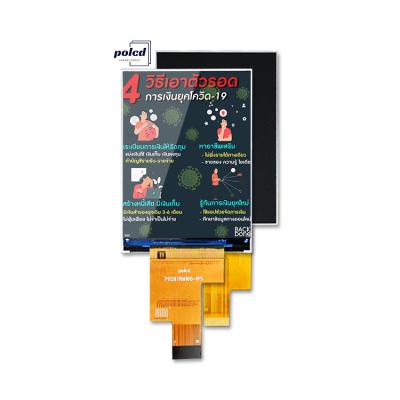 China Polcd 2,8 Zoll IPS-LCD-Display mit MIPI-Schnittstelle 480x640 Auflösung 300nits 2,8