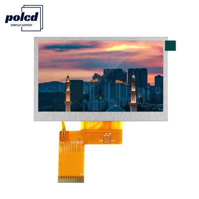 中国 Polcd 24 ビット RGB Lcd 4.3 インチ 800x480 TFT LCD ディスプレイ 53.86mm 産業 販売のため