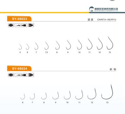 China KEIRYU Fishing Hooks SY-08023 Outdoor High Carbon Steel Factory Price for sale