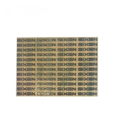 China Custom 3d Soft Logo Metal Label Stickers Electroformaing Nickel Logo Metal Aluminum Sticker for sale