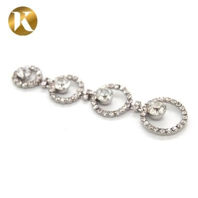 China Popular Woman Shoes Decoration Accessories Round Shaped Chain Buckle for sale
