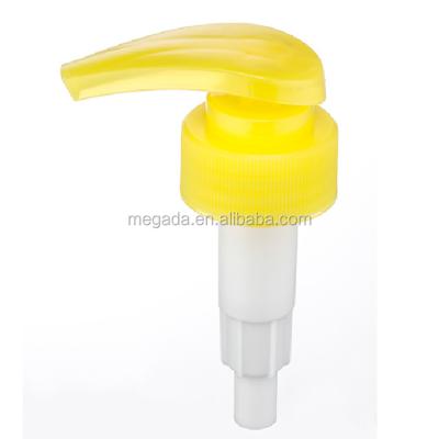 China Non Spill Customized Color Plastic Lotion Pump Screw 33/400 Up Lock Baby Hampoo Pump Liquid Soap Lotion Pump for sale