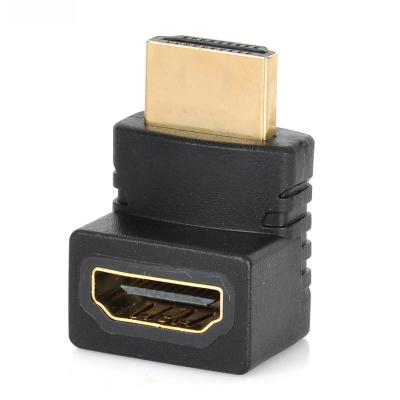 China COMPUTER HDMI Right Angle 270 Degree Adapter Gold Plated High Speed HDMI Male To Female Connector Adapter for sale