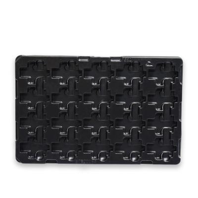 Chine Personnalisé jetable noir PS Piston automobile antistatique accessoires de voiture pièces détachées électroniques ESD plateau de cellules en plastique à vendre