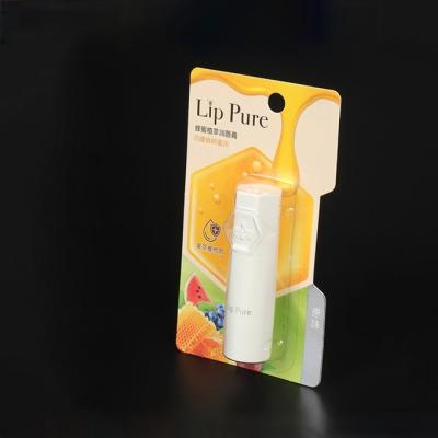 China Customized Disposable PVC/PET transparent blister heat sealing lipstick tray packaging for sale