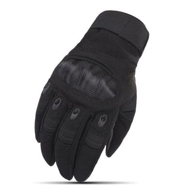 China Touch Screen Fingertips Factory Touch Screen Full Finger Motorcycle Leather Waterproof Sweat Racing Gloves for sale