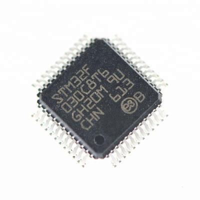 China ARM Cortex-M0 STM32F303 Microcontroller IC STM32F030C8T6 48MHz for sale