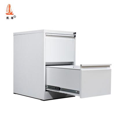 China Anti Dump Mechanism Office Furniture Archive Storage Closet Design Metal File Cabinet Steel 2 Drawer White Filing Cabinet for sale