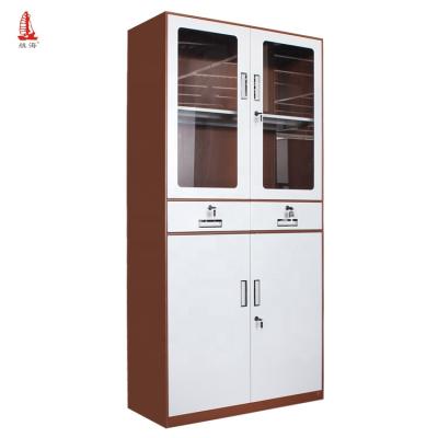 China Supplier Factory Modern Foldable Office Folding File Cabinet Modern Open Bury File Storage Box Closet Steel Frame for sale