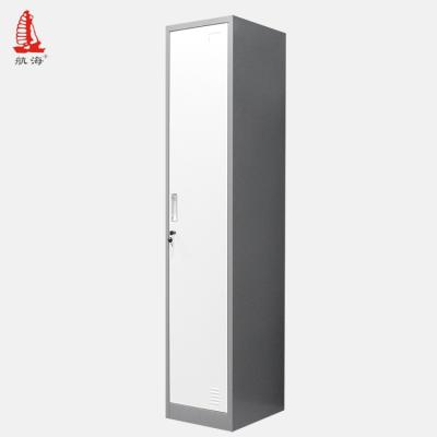 China (Other) Adjustable Durable Safe Nordic Wardrobe Models Single Door Clothing Locker for sale