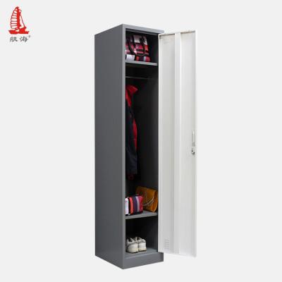 China Adjustable Metal Wardrobe Classic Premium Single Door (Other) Metal Almirah for sale