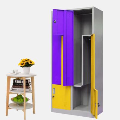 China (Others) High Precision Locker Adjustable Modern Colored Steel Iron Used Gym Lockers for sale