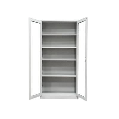 China (Other) Adjustable Modern Steel Boss Office Cabinet Bookshelf Desk Display Cabinet Data File Storage Cabinet for sale