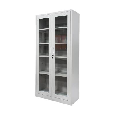 China (Others)Wholesale Adjustable Knock Down Office Furniture Bookshelf File Storage Cabinet Cheap Steel Desk Cabinet for sale