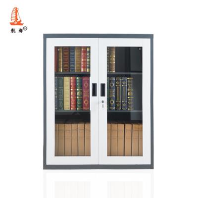 China Half Height Commercial Furniture Filing Cabinet Steel Glass Door Adjustable Steel Metal Swing Low Closet (Other) For Office for sale