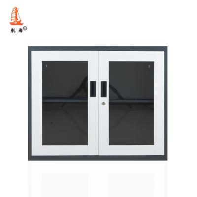China Adjustable (Other) Powder Steel Storage File Cabinet Office Furniture Metal Stained Glass Cladding Cupboard for sale