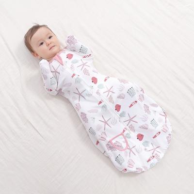 China Howngwin Summer 0-6M Breathable Organic 100% Cotton Muslin Baby Sleeping Bag for sale
