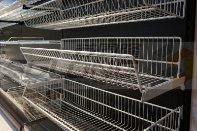 Chine Capacité 30KG - certification de l'étagère ISO9001 de casier métallique d'accessoires du supermarché 50KG à vendre