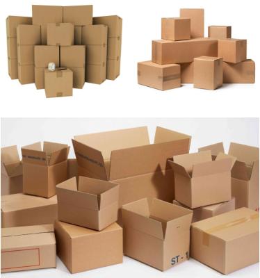 Chine Le carton de plaine a imprimé le logo fait sur commande de boîte ondulée de carton à vendre