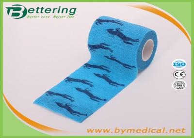China Equine Elastic Horse Printing Self Adherent Wraping Bandages Cohesive Bandage for sale