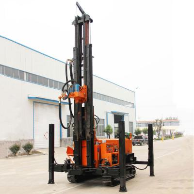 China 200m Deep Crawler Down The Hole Mobile Borehole Water Well Drilling Rig Machine For Sale for sale