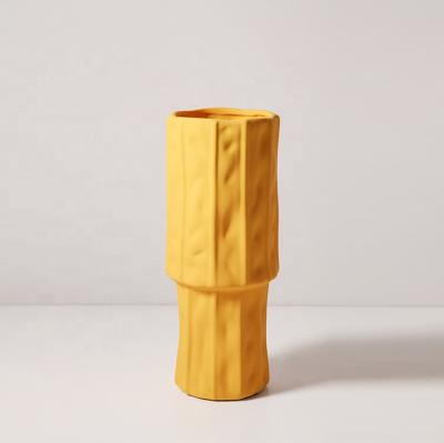 China Morandi Eco-friendly High Quality Ceramic Style Flower Vase Modern Ceramic Flower Vase For Home Decor for sale