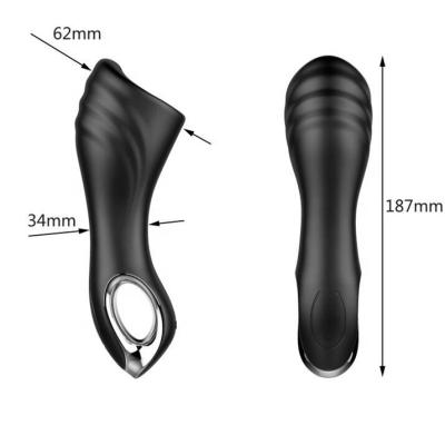 China 10 Vibration Modes 10 Speed Glans Vibrators Male Masturbation Trainer For Male Delay Trainer Long Lasting Vibrators for sale