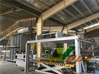 China El doble corto del ciclo echó a un lado la línea que laminaba síncrona control del PLC para el tablero de los muebles en venta