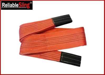 China Polyester 5 Ton Eye Eye Flat Webbing Sling 7 times Safety Factor Reinforced Eyes for sale