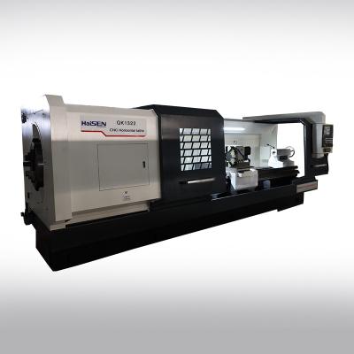 China Hotels Fanuc 1100W Variable Speed Metal CNC Lathe Machine Dalian Lathe Price for sale