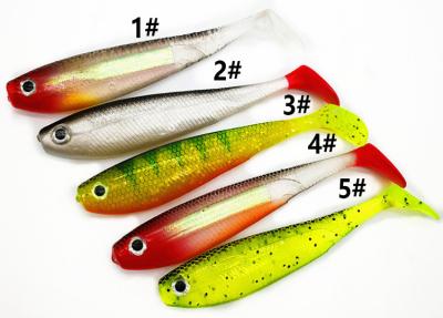 China T tail 12cm 12g built in aluminum foil soft fishing lure action: floating for sale