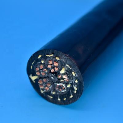 China Round Industrial Flexible Rubber Sheathed Scallop Cable Elevator Control Cable For Crane YSLTO for sale