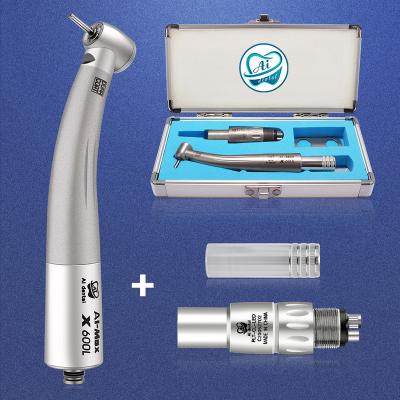 China X600L Steel Dental Standard Head Handpiece Connector 6 Holes Kits Quattro High Speed n-type Stainless Waterjet Dental Chair for sale
