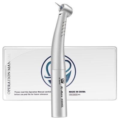 China Turbune Dental Standard High Speed Instrument Air Head Metal Handpiece Dental Chair Parts K6000L Fiber Optic k-type Surgical Tools for sale